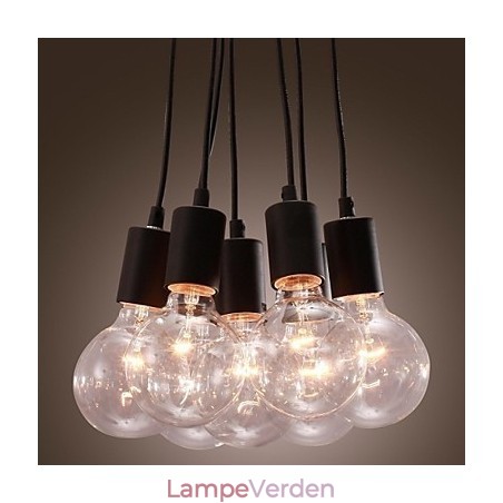 Modern Home 7 Head Edison Bulb Light Loft glaskugle vedhængslys Modern Home 7 Head Edison Bulb Light Loft glaskugle vedhængslys