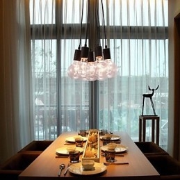 Modern Home 7 Head Edison Bulb Light Loft glaskugle vedhængslys