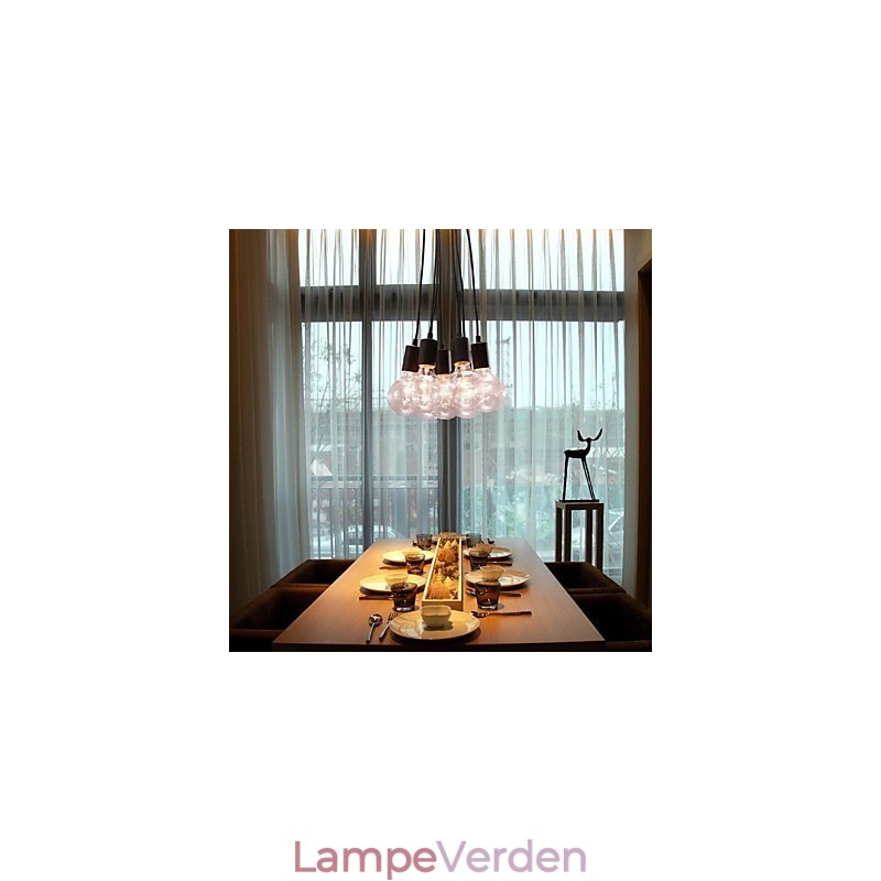 Modern Home 7 Head Edison Bulb Light Loft glaskugle vedhængslys