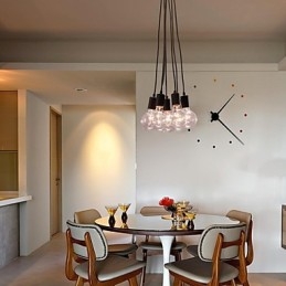 Modern Home 7 Head Edison Bulb Light Loft glaskugle vedhængslys