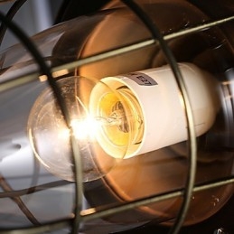 Retro mini stil galvaniseret metal pendel