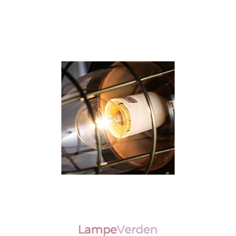 Retro mini stil galvaniseret metal pendel