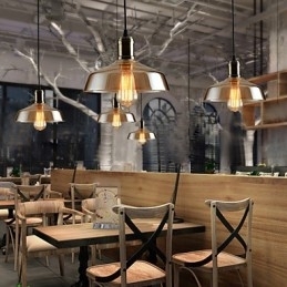 Retro Lighting Glas Pendel