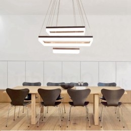 Wi Fi Smart Dæmpbar 3 Etagers Moderne Pendellampe i moderne stil