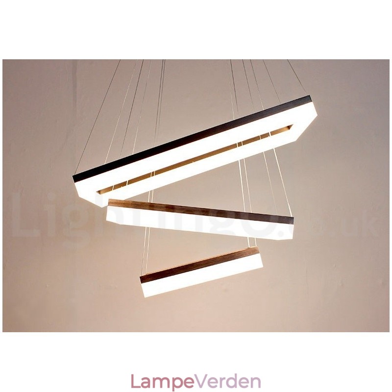 Wi Fi Smart Dæmpbar 3 Etagers Moderne Pendellampe i moderne stil
