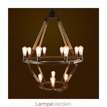 American Industrial Windge Hemp 12 European Retro Lamp American Industrial Windge Hemp 12 European Retro Lamp