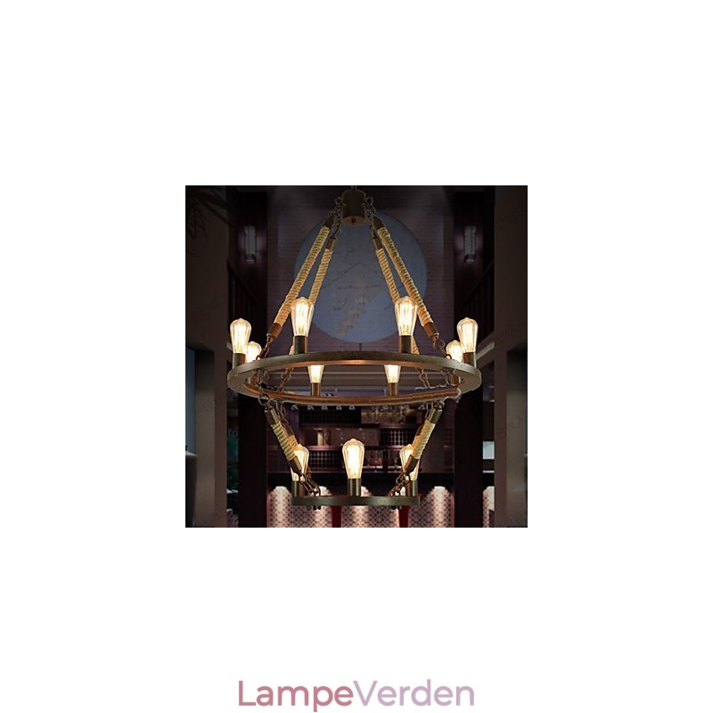 American Industrial Windge Hemp 12 European Retro Lamp