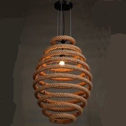American Country Hamp Honeycomb Lysekrone