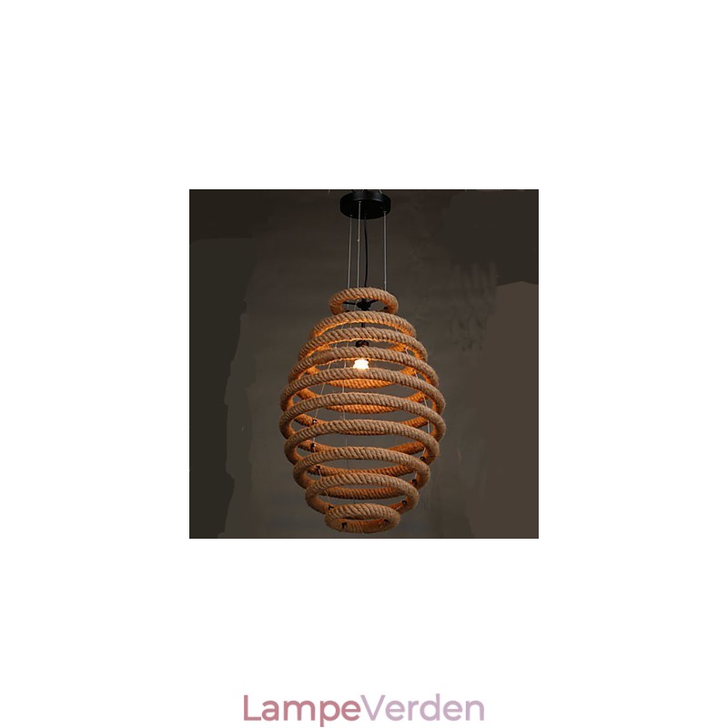 American Country Hamp Honeycomb Lysekrone