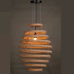 American Country Hamp Honeycomb Lysekrone