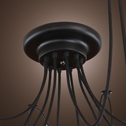 Lysekrone Vintage Design Pærer inkluderet Living 10 Lights Pendel Light