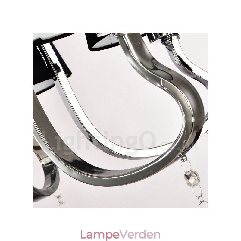 Moderne Moderne Traditionel Klassisk Rustik Lodge Vintage Country Island Chrome Metal lysekrone