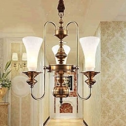 Pendellygter Krystal Mini Style Traditionel Klassisk Metal