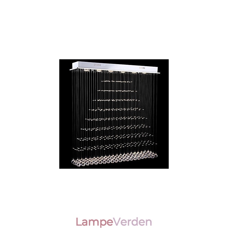 Moderne moderne traditionel klassisk rustik Lodge Vintage Country Island Crystal galvaniseret metal pendel