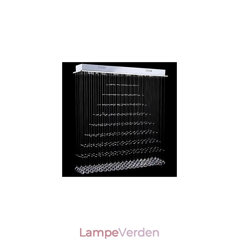 Moderne moderne traditionel klassisk rustik Lodge Vintage Country Island Crystal galvaniseret metal pendel