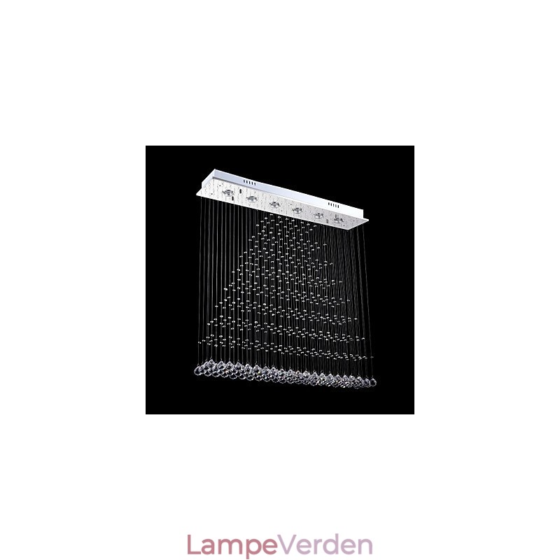 Moderne moderne traditionel klassisk rustik Lodge Vintage Country Island Crystal galvaniseret metal pendel