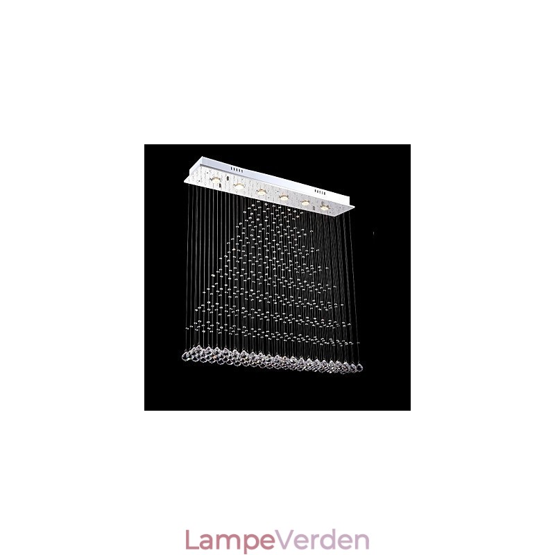 Moderne moderne traditionel klassisk rustik Lodge Vintage Country Island Crystal galvaniseret metal pendel