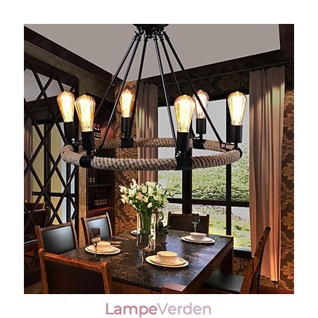 Lysekrone Pendel Light Mini Style Rustik Lodge Metal Lysekrone Pendel Light Mini Style Rustik Lodge Metal