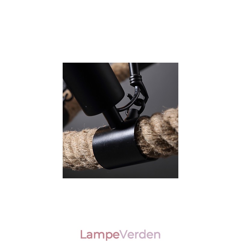 Lysekrone Pendel Light Mini Style Rustik Lodge Metal