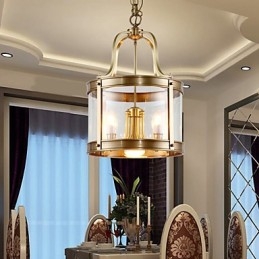 Pendellygter Krystal Mini Style Traditionel Klassisk Metal