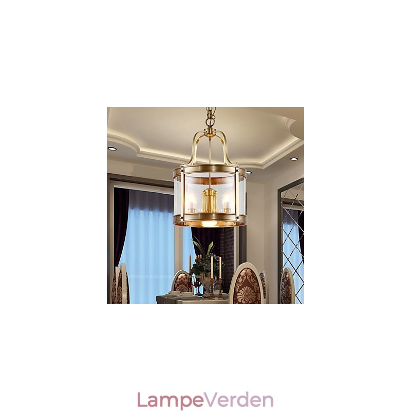 Pendellygter Krystal Mini Style Traditionel Klassisk Metal
