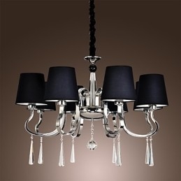 Moderne Moderne Traditionel Klassisk Rustik Lodge Vintage Country Island Chrome Metal lysekrone