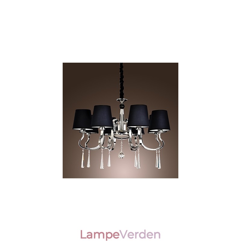 Moderne Moderne Traditionel Klassisk Rustik Lodge Vintage Country Island Chrome Metal lysekrone