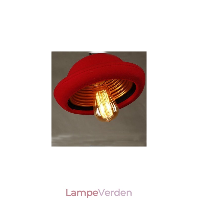 Hat Pendant Cafe Design Sort Lysekrone