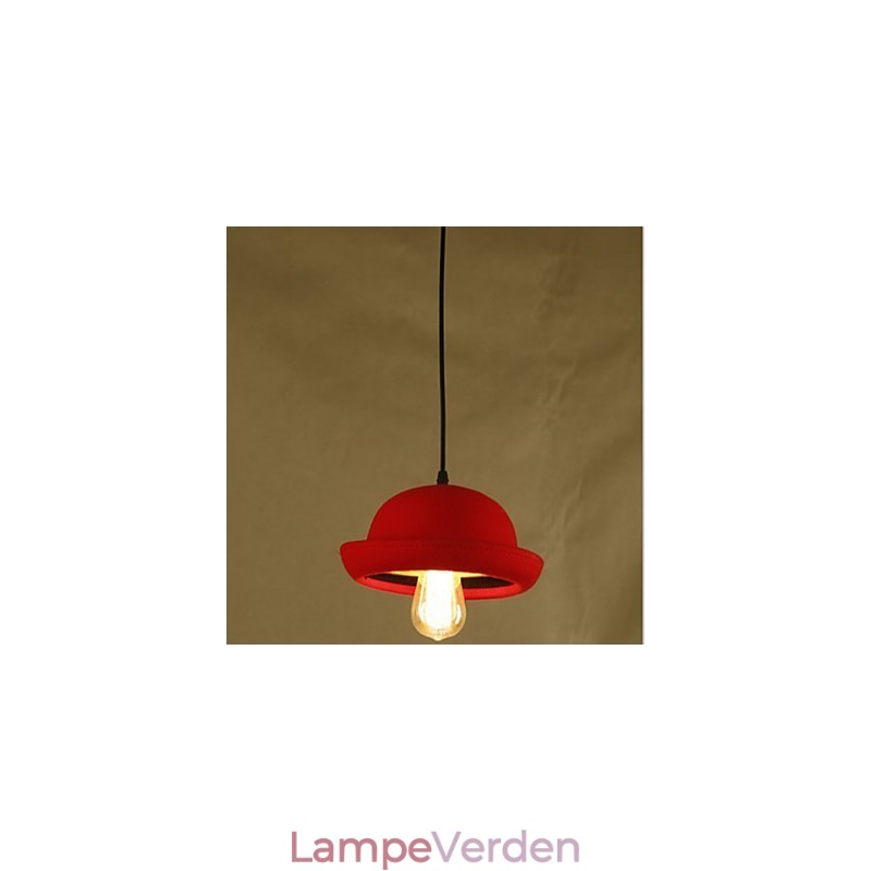 Hat Pendant Cafe Design Sort Lysekrone