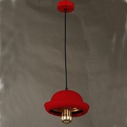 Hat Pendant Cafe Design Sort Lysekrone