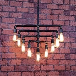 Vintage maleri Metal Flush Mount