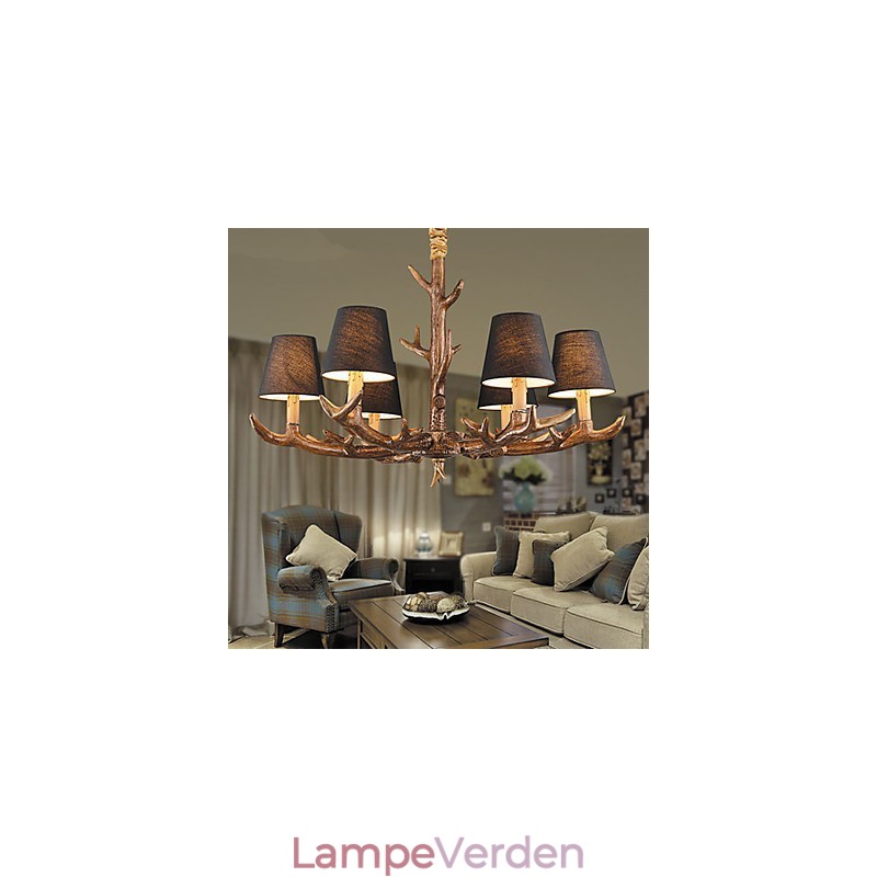 Lysekrone Pendel Light Vintage Resin