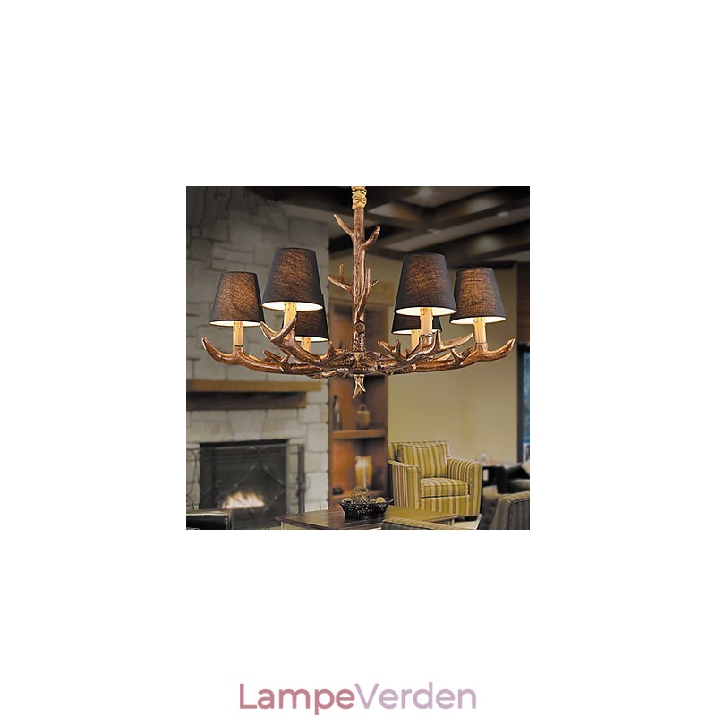 Lysekrone Pendel Light Vintage Resin