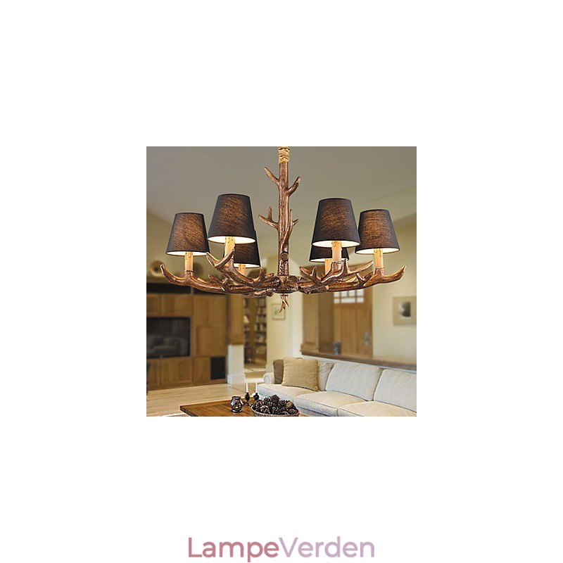 Lysekrone Pendel Light Vintage Resin