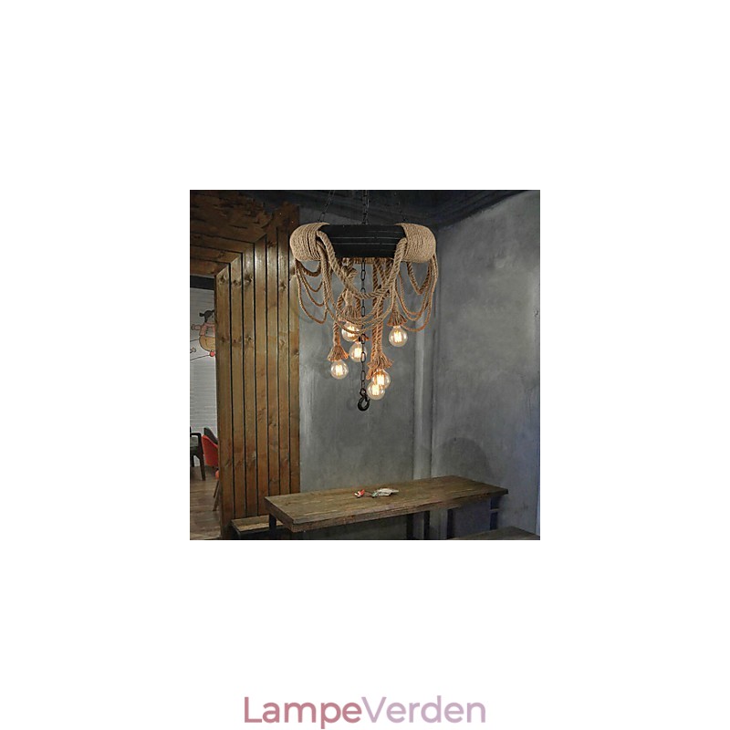 Pendellamper Mini Style Rustik Lodge Plast