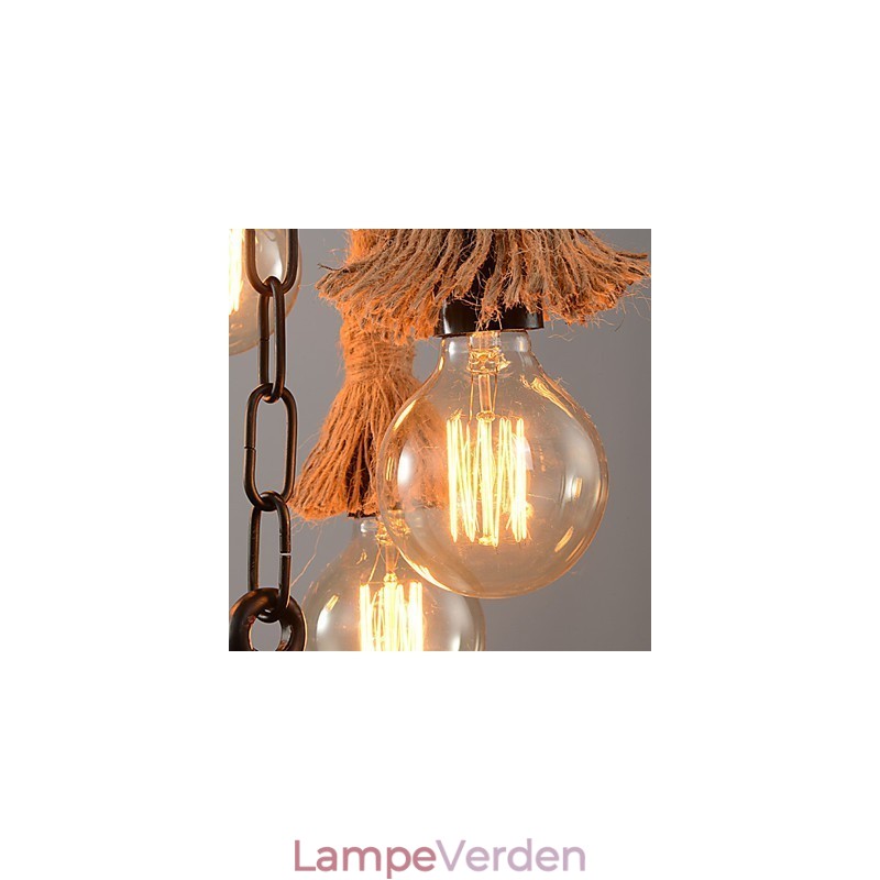 Pendellamper Mini Style Rustik Lodge Plast