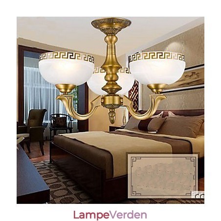 Fuld kobber lampe Marmor spisestue Original moderne kobber lysekrone Fuld kobber lampe Marmor spisestue Original moderne kobber lysekrone