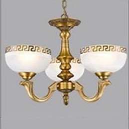 Fuld kobber lampe Marmor spisestue Original moderne kobber lysekrone