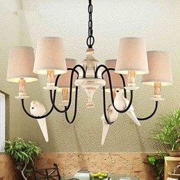 Lysekrone Pendel Light Vintage Resin