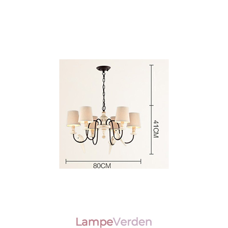 Lysekrone Pendel Light Vintage Resin