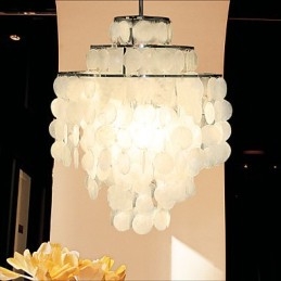 LAMPE Minimalistisk Shell Chandelier Den Chandelier