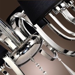 Moderne Moderne Traditionel Klassisk Rustik Lodge Vintage Country Island Chrome Metal lysekrone
