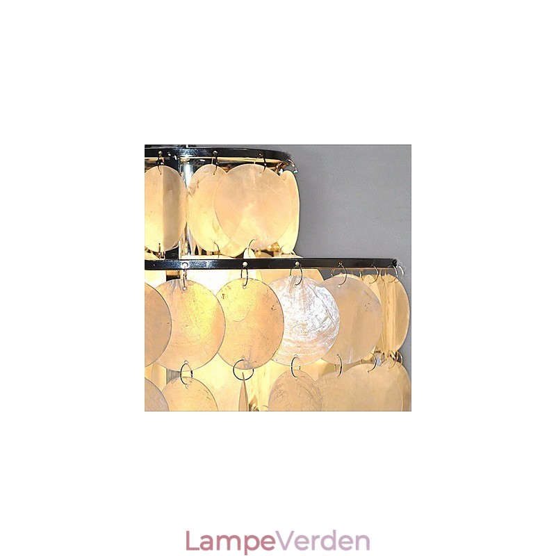 LAMPE Minimalistisk Shell Chandelier Den Chandelier