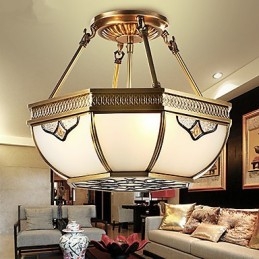 Pendellygter Krystal Mini Style Traditionel Klassisk Metal