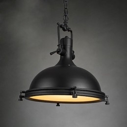 Industriel enkelt vedhæng Lampe Dekorer Loft Style Vintage Metal Drop Light