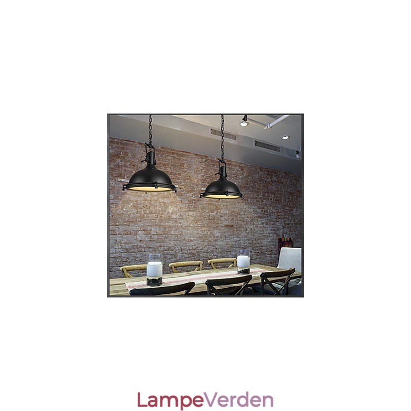 Industriel enkelt vedhæng Lampe Dekorer Loft Style Vintage Metal Drop Light