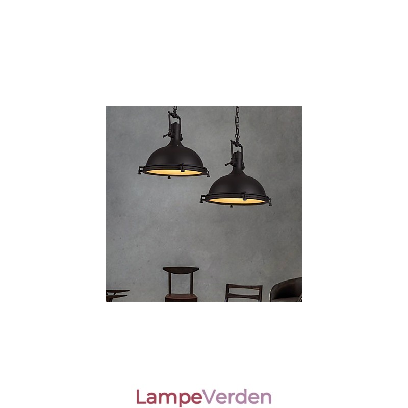 Industriel enkelt vedhæng Lampe Dekorer Loft Style Vintage Metal Drop Light