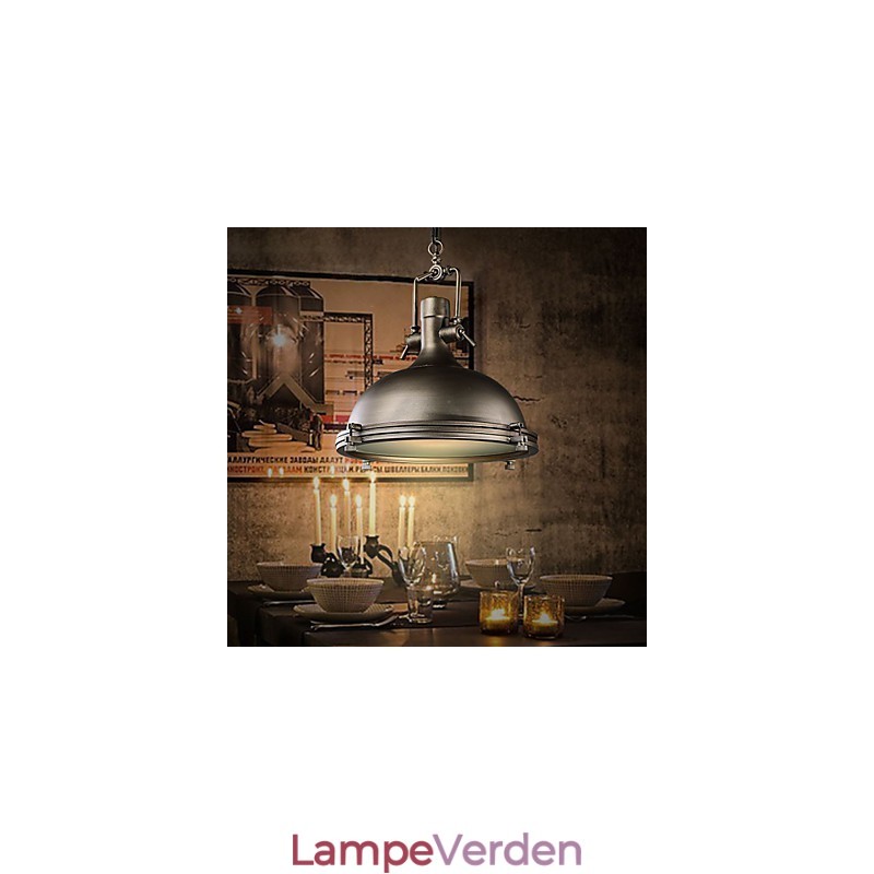 Industriel enkelt vedhæng Lampe Dekorer Loft Style Vintage Metal Drop Light