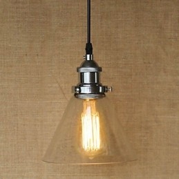 Traditionel klassisk vintage retro Country Globe pendellampe