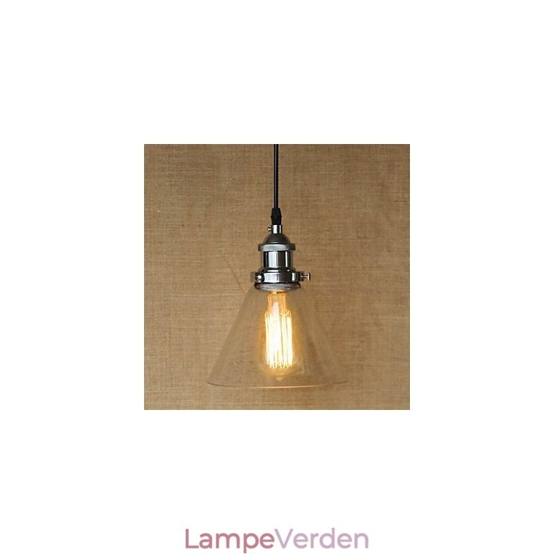 Traditionel klassisk vintage retro Country Globe pendellampe